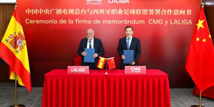LALIGA retransmitirá partidos en abierto en China tras un acuerdo histórico con China Media Group